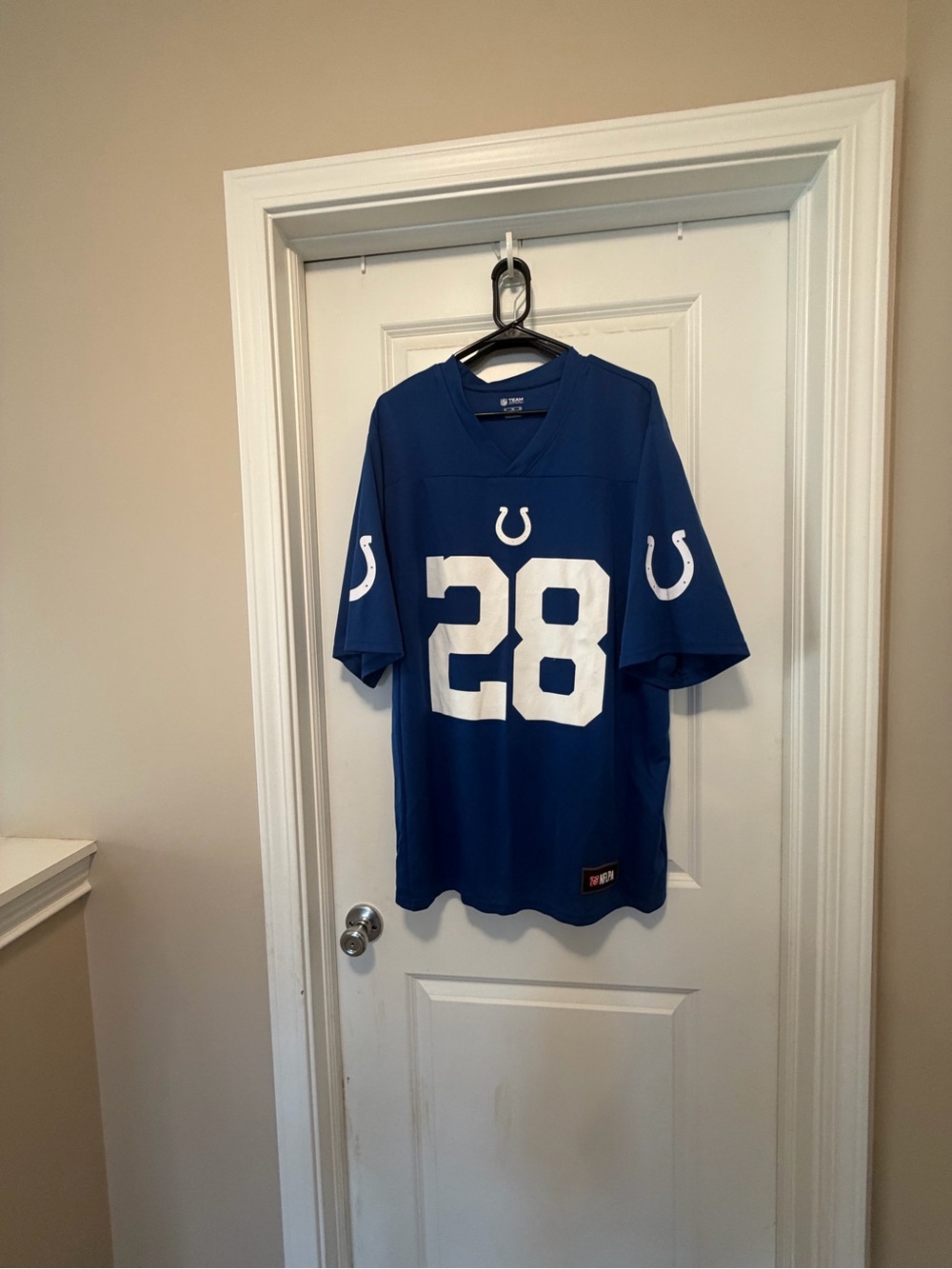 NFL Royal Blue #28 Indianapolis Colts Football Jersey